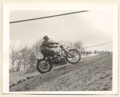 British Motocross Race N°88 / Scramble *12 (Vintage Photo UK ~1950s) - Automobile