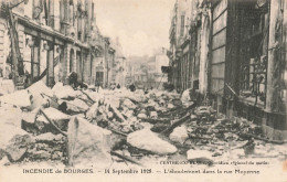 FRANCE - Incendie De Bourges - 14 Septembre 1928 - L'Eboulement Dans La Rue Moyenne - Carte Postale Ancienne - Bourges