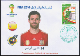 ALGERIE ALGERIA ALGERIEN ARGELIA - 2014 - BRAZIL FIFA World Cup Football - SPAIN Xabi ALONSO Soccer Fútbol - 2014 – Brésil