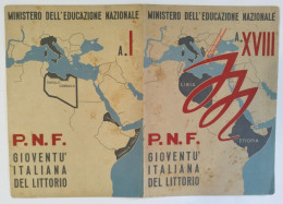 Bp6 Pagella Fascista Opera Balilla Ministero Educazione Nazionale Napoli 1940 - Diplome Und Schulzeugnisse