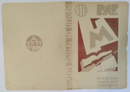 Bp11 Pagella Fascista Opera Balilla Ministero Educazione Nazionale Napoli 1938 - Diploma's En Schoolrapporten