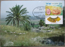 ISRAEL 2005 MAXIMUM CARD POSTCARD MEGIDDO CITY RUINS FIRST DAY OF ISSUE CARTOLINA CARTE POSTALE POSTKARTE CARTOLINA - Maximumkarten