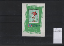 Ungarn Michel Cat.No.  Sheet Used 53 Soccer - Blocks & Sheetlets