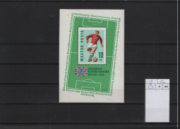 Ungarn Michel Cat.No.  Sheet Mnh/** 53 Soccer - Blocchi & Foglietti