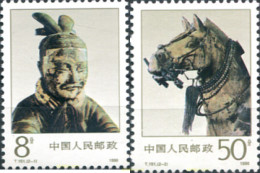 29967 MNH CHINA. República Popular 1990 FIGURAS DE TERRACOTA DE QIN - Ongebruikt