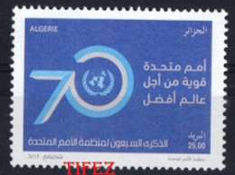 Année 2015-N°1725 Neuf**MNH : 70° Anniversaire De L' ONU - Argelia (1962-...)