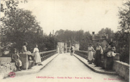 Lenclos - Entrée Du Pays - Pont Sur La Seine "animés" - Autres & Non Classés