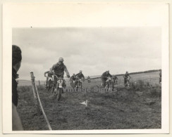 British Motocross Race N°43 N°14 N°81 N°5 / Scramble *18 (Vintage Photo UK ~1950s) - Automobili