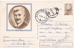 A24434  -  URECHIA NESTOR  Postal Stationery ROMANIA 1967 - Enteros Postales