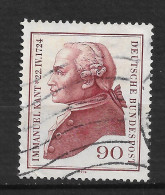 ALLEMAGNE FÉDÉRALE  N°   655 " KANT " - Used Stamps