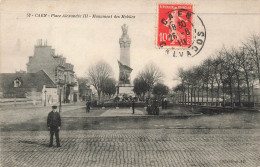 FRANCE - Caen - Vue Sur La Place Alexandre III - Monument Des Mobiles - Statues - Animé - Carte Postale Ancienne - Caen