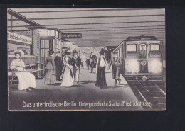 Dt. Reich PK U-Bahn Friedrichsstrasse 1909 - U-Bahnen