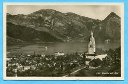 Buochs Mit Rigi 1934 - Gestempelt Feldpost Geb. San. Abt. 14 - Buochs