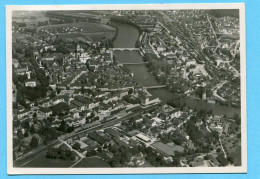 Flugaufnahme Solothurn 1949, Gestempelt Dornacher Schlacht Feiern 1499 - 1949 - Soleure