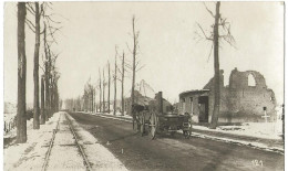 COMINES??  CARTE PHOTO Chaussee WERVIK KUI???? VERSO  BLANCO ÉCRITE  Ref 1598 - Comines-Warneton - Komen-Waasten