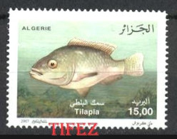 Année 2007-N°1486 Neuf**MNH : Aquaculture Saharienne : Le Tilapia - Argelia (1962-...)