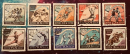 Russie 1960 J O Rome N°2310 à 2319 - Oblitérés