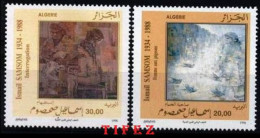 Année 1996-N°1118/1119 Neufs**MNH : Femme Aux Pigeons / Interrogation : Tableaux D’Ismaël Samson (1934-1988) - Algeria (1962-...)