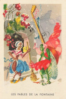 Illustrateur Félix LORIOUX * Fables * La Cigale & La Fourni * Fable Image Ancienne Chicorée WILLIOT - Autres & Non Classés