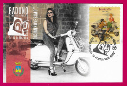 ITALIEN / Italia 2017 , RADUNO Moto D'Epoca / Cittá Di Mazara  - Maximum Card - ROMA Filatelico 12.6.2004 - Cartes-Maximum (CM)