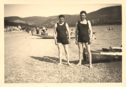 Baigneurs En Maillot De Bain * Mode * Photo Ancienne 9x6cm - Moda