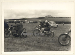 British Motocross Race N°63 N°43 N°54  / Scramble *25 (Vintage Photo UK ~1950s) - Automobili