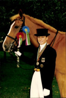 Photo Nicole Hoher, Portrait Mit Pferd, Sportlerin, Pferderennsport, Autogramm - Other & Unclassified