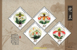 82451 MNH CHINA. República Popular 2001 ORQUIDEAS - Unused Stamps