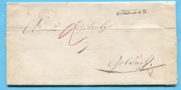 Faltbrief Von Mörschwil Nach Goldach - ...-1845 Prephilately