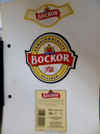 Etiquettes De Bières Belges - Brasserie Bockor - Cerveza