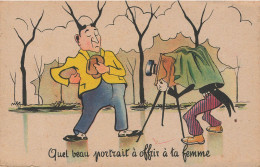 Photographie * CPA Illustrateur * Photographe Et Son Appareil Photographique * Photo Métier - Photographie