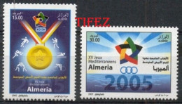 Année 2005-N°1405/1406 Neufs**MNH : 15e Jeux Méditerranéens à Almeria (Espagne) - Algeria (1962-...)