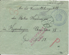 Österreich 1915, POW KGF Zensur Brief V. Hartberg N. Dänemark. #3053 - Briefe U. Dokumente