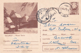 A24444 -  BUCURESTI MUZEUL SATULUI  Postal Stationery ROMANIA 1967 - Ganzsachen