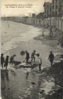 COURSEULLES Sur MER  La Plage à Larée Haute Jeux D' Enfants RV Timbre 40c Cachet Flamme Daguin - Courseulles-sur-Mer