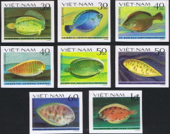 Vietnam - 1982 - Fishes ( Imperf Stamps) - Yv 373/80 - Pesci