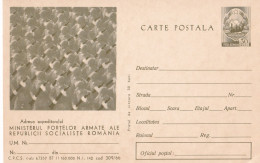 A24445 -  MILITARY FORCE ARMY REPUBLICA SOCIALISTA ROMANIA  Postal Stationery ROMANIA 1966 - Enteros Postales
