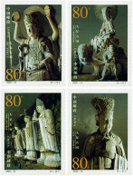 98704 MNH CHINA. República Popular 2002 ESCULTURAS BUDISTAS - Unused Stamps