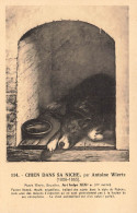 BELGIQUE - Chien Dans Sa Niche - Par Antoine Wiertz (1806-1865) - Musée Wietz - Bruxelles - Carte Postale Ancienne - Museums