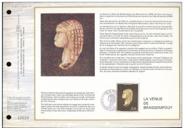 FRANCE - FDC -  La Vénus De Brassempouy - Feuillet N° 340 Du Catalogue CEF - 1970-1979