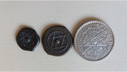 3 Pièces Du Maroc ( 500 Frs Argent De Mohammed V 1956 1376 ) - Marokko