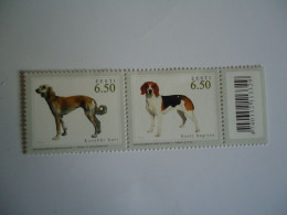 ESTONIA   2  PAIR MNH     ANIMALS  DOGS DOG - Cani