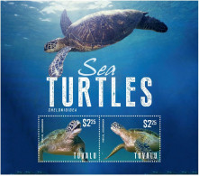 Tuvalu - 2014 - Turtles - Yv Bf 216 - Tartarughe