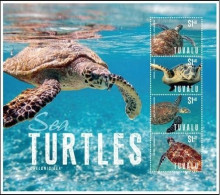 Tuvalu - 2014 - Turtles - Yv 1755/58 - Tortugas