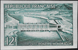 France 1956 Y&T 1078. Essai De Couleurs. Canal Donzère-Mondragon Inauguré En 1952, Barrage Hydroélectrique André-Blondel - Water