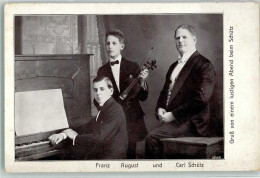 10667703 - Franz August Und Carl Schuetz Klavier Und Geige Der Artist 13348 - Cantanti E Musicisti