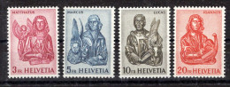 Suisse 18.9.1961 - YT 660 C/D/E/F Michel 738-741 SBK 381-4 ** MNH - Les Quatre Évangélistes, Die Vier Evangelisten - Ongebruikt