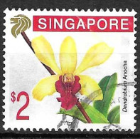 SINGAPORE - 1991 - SINGAPORE 1995 - $2 - USATO (YVERT 607 - MICHEL 628) - Singapore (1959-...)