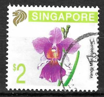 SINGAPORE - 1991 - SINGAPORE 1995 - $2 - USATO (YVERT 606 - MICHEL 627) - Singapore (1959-...)