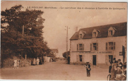 LE POULDU  LE CARREFOUR DES 4 CHEMINS A L ARRIVEE DE QUIMPERLE - Le Pouldu